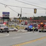 2-car crash in Cornelia sends 3 people to the hospital