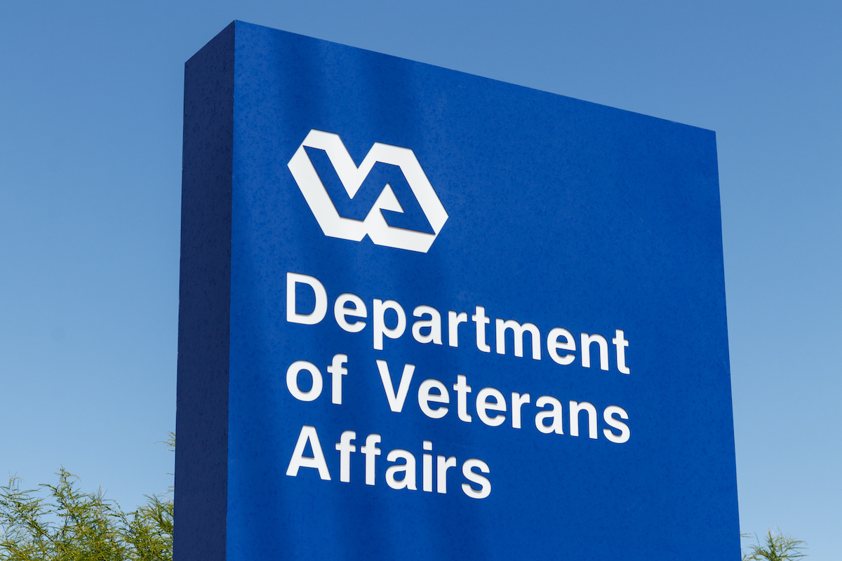 Department of Veterans Affairs (VA) sign