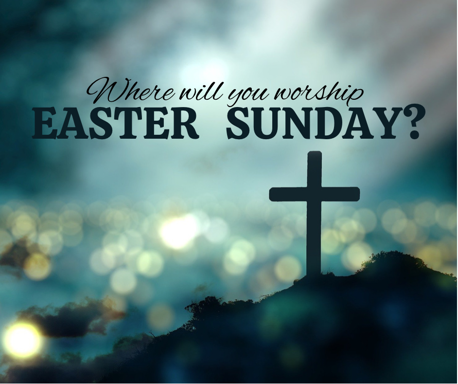 Where will you worship empty cross