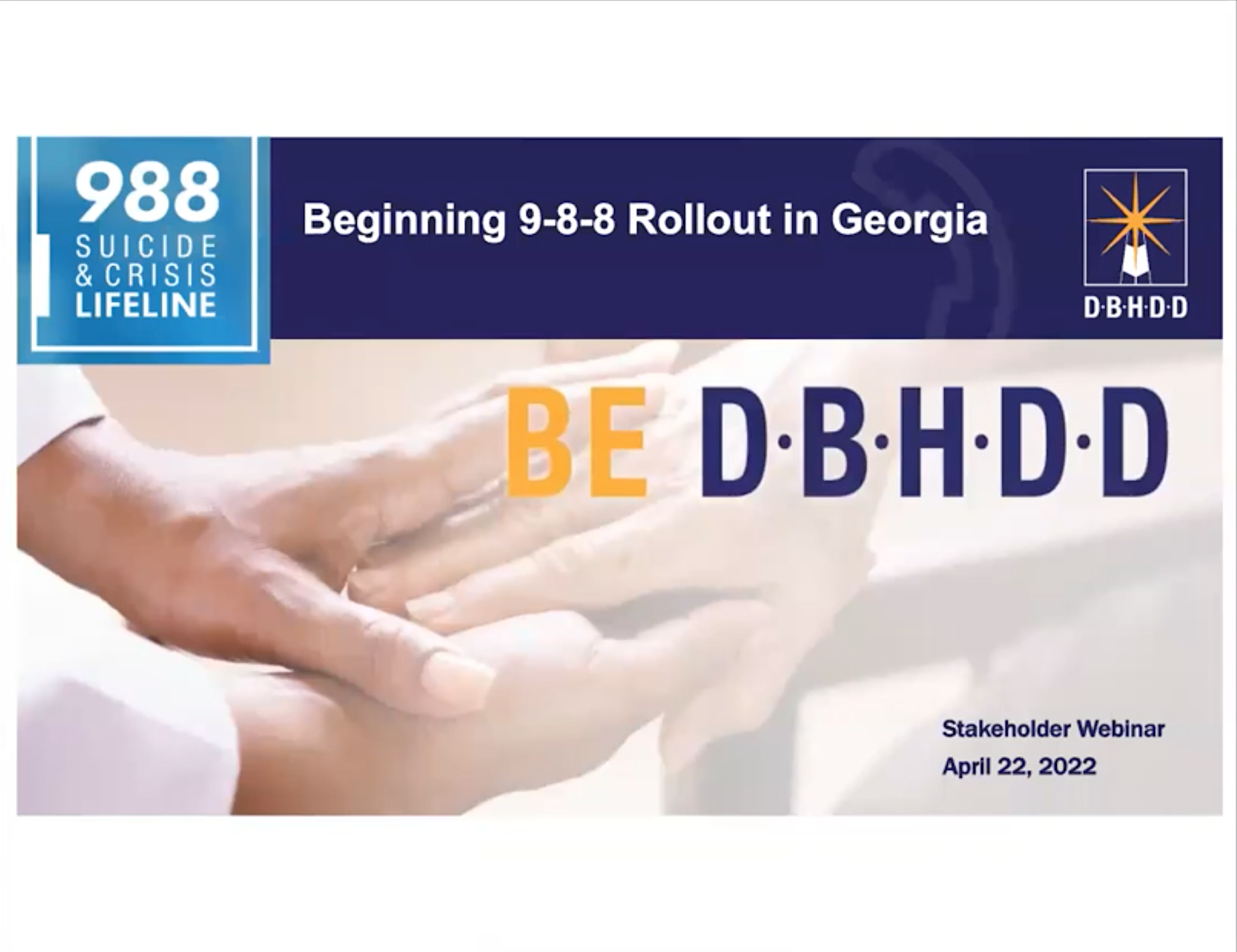 9-8-8 Rollout in Georgia