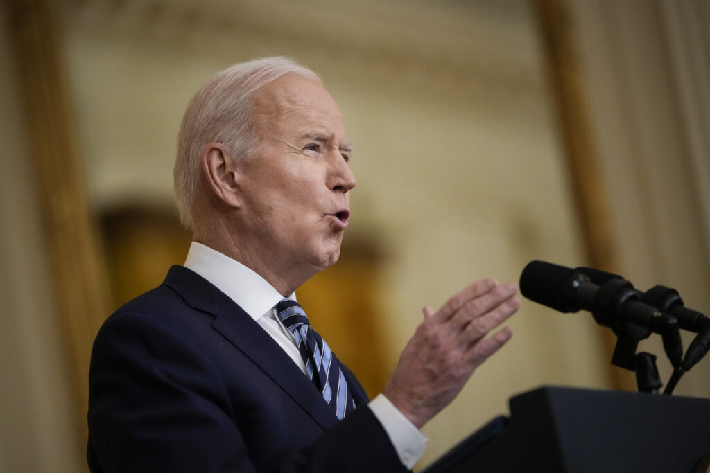President Biden Delivers Remarks On Russian Invasion Of Ukraine