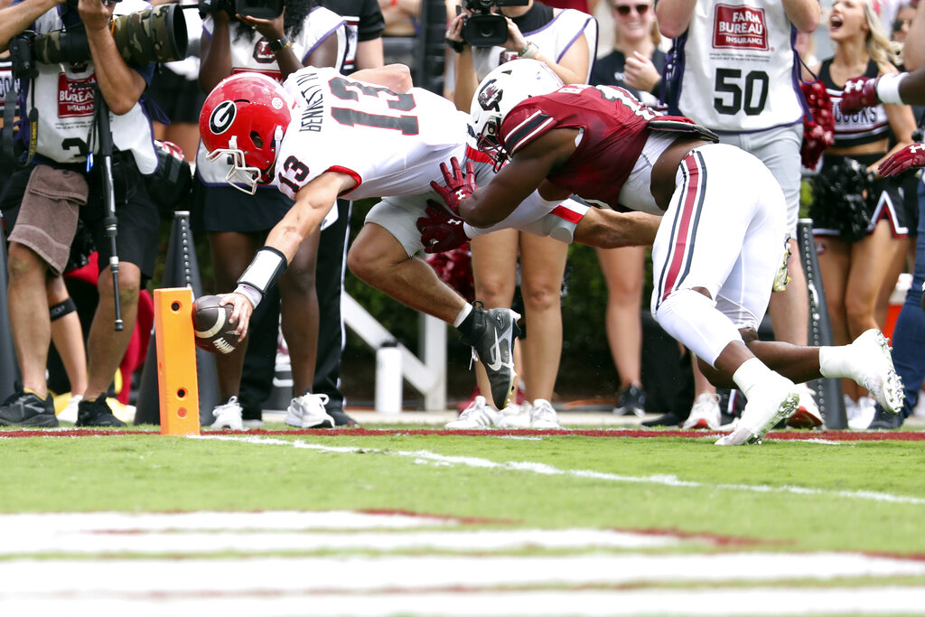 APTOPIX Georgia South Carolina Football