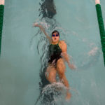 Swim team collects multiple state cuts in Hawaiian Luau home meet