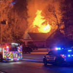 Hall County homeowners displaced by fire