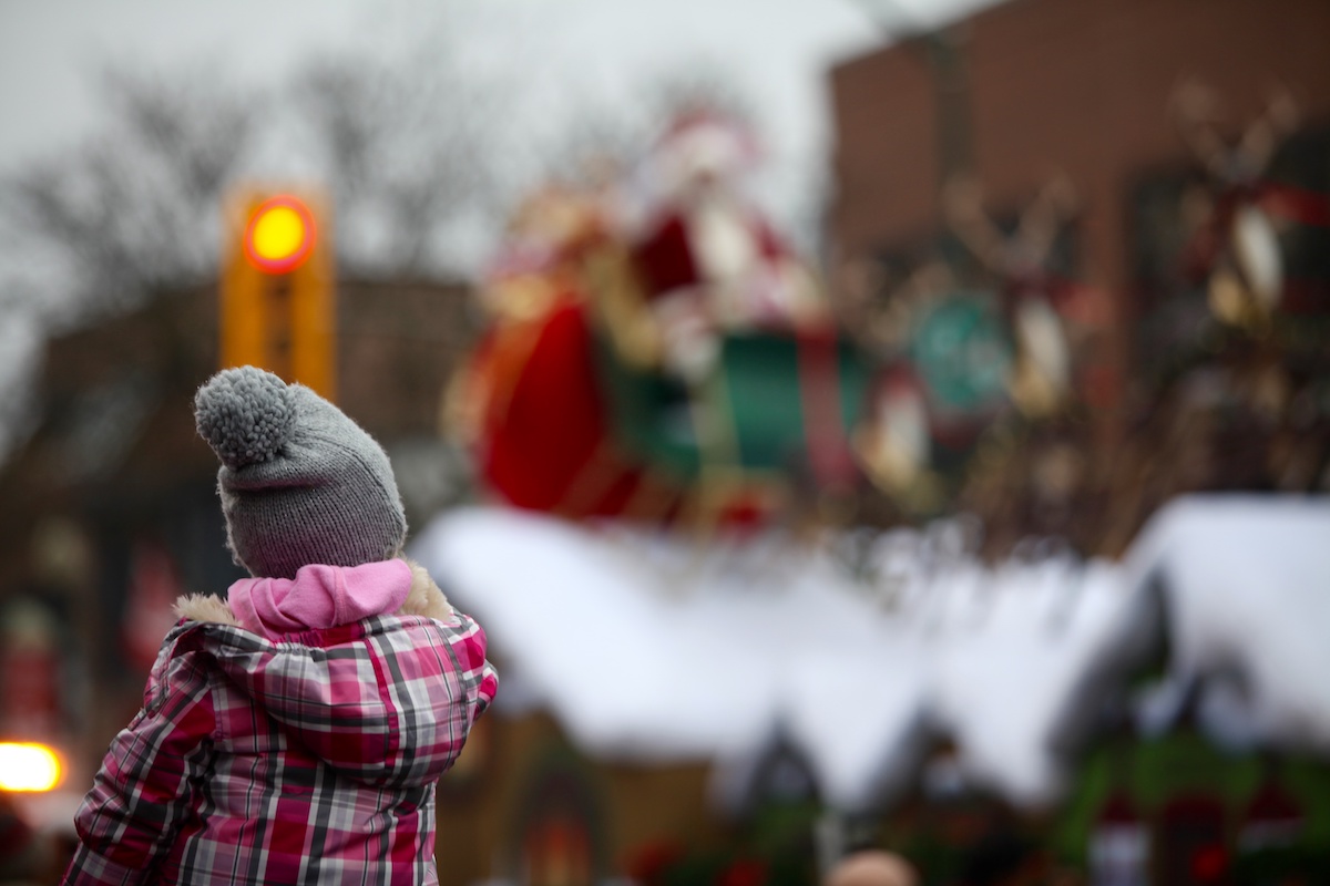 Santa Claus in parade