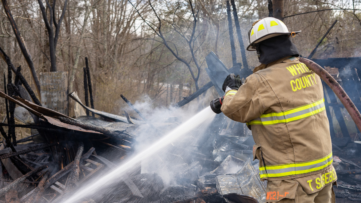 White County barn fire