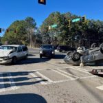 Two injured in rollover wreck at Demorest-Mt. Airy Highway