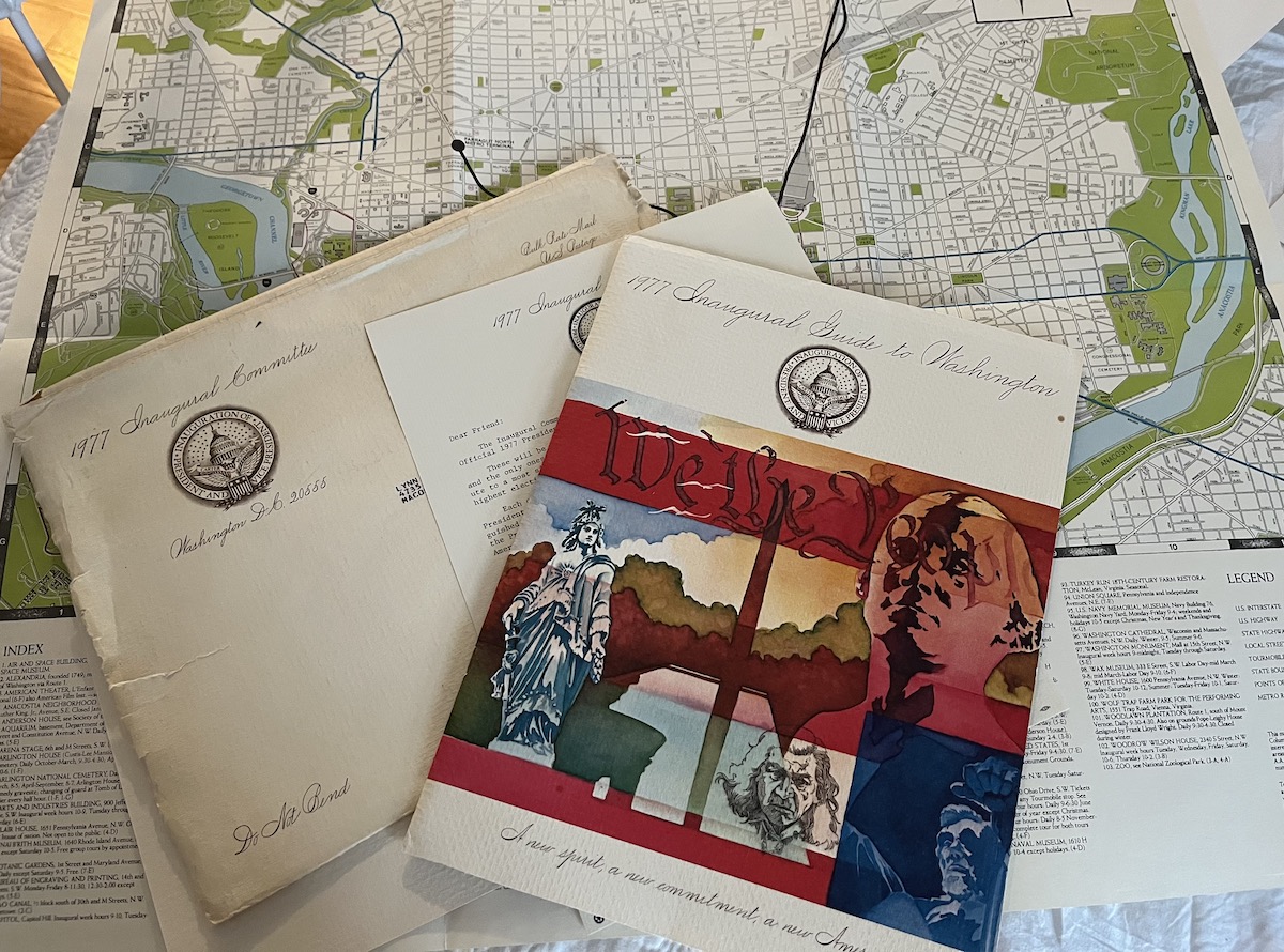 Jimmy Carter inaugural invitation