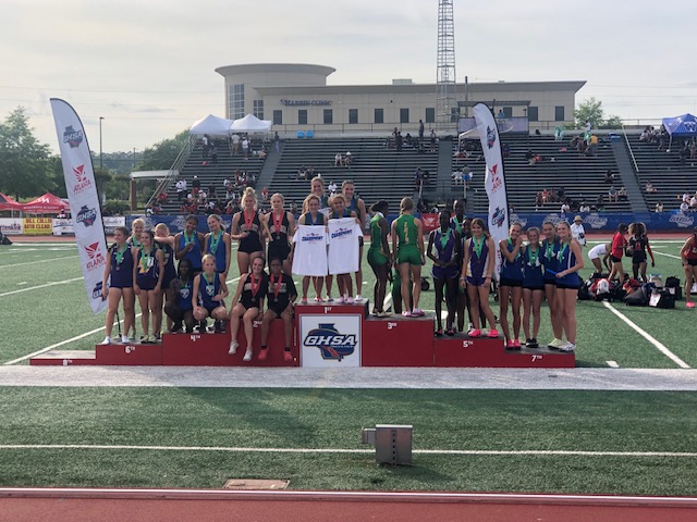 TFS 4x400 Girls Relay State Champions 2023