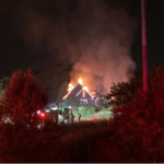 Vacant house on Friendship Road destroyed by fire