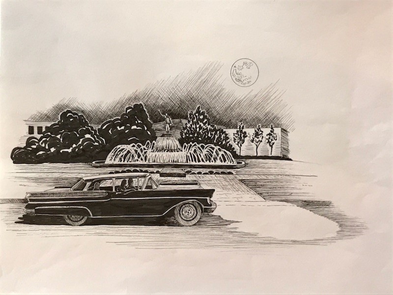 Mercury in LaGrange drawing