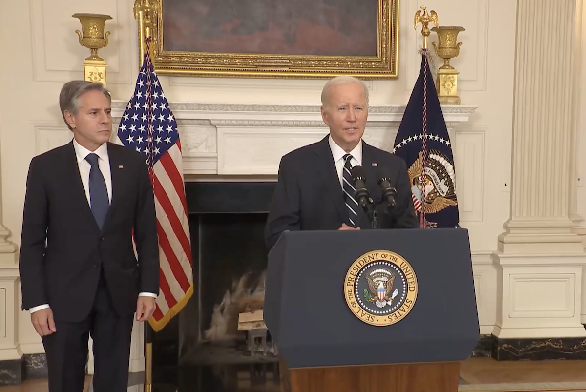 President Joe Biden and Secretary of State Antony Blinken