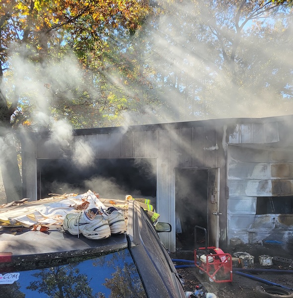 Silver Shoals Road fire