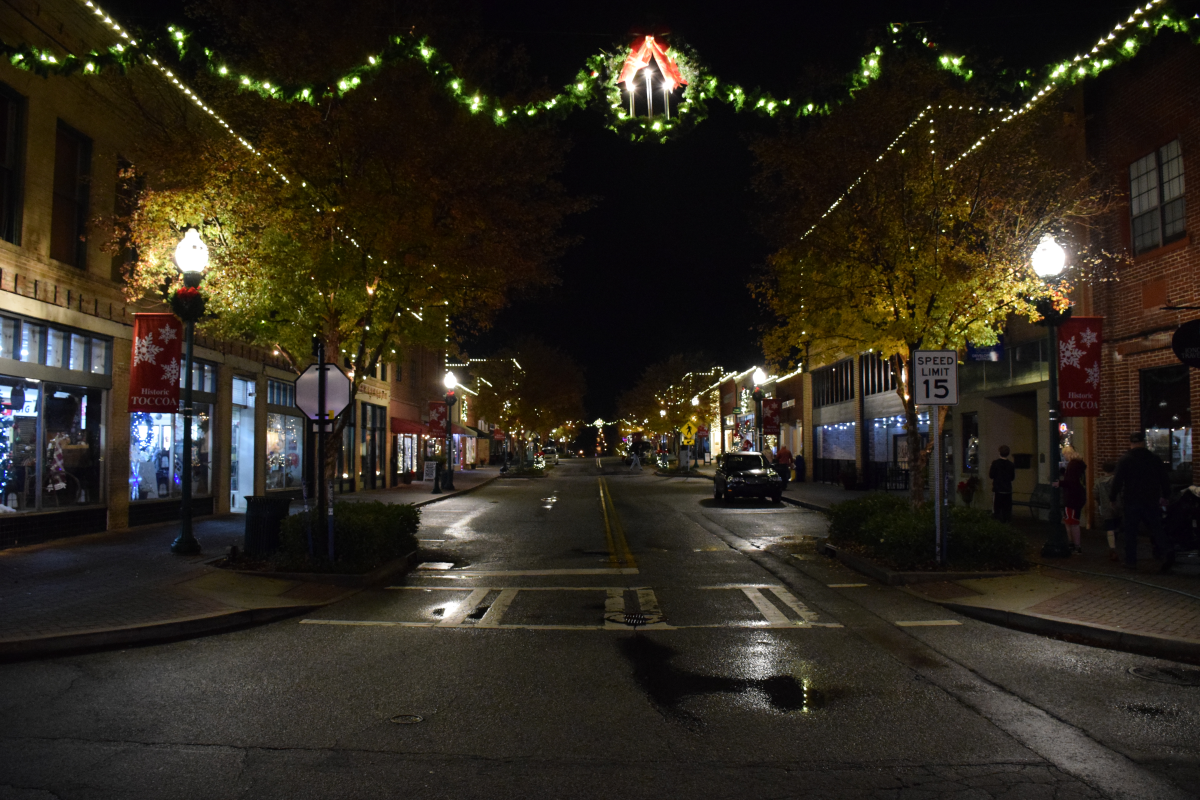 toccoa downtown street