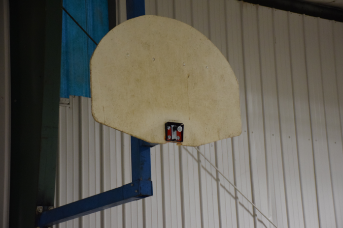 Basketball Goal damaged
