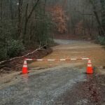 List of weather-related road hazards reported in Habersham County