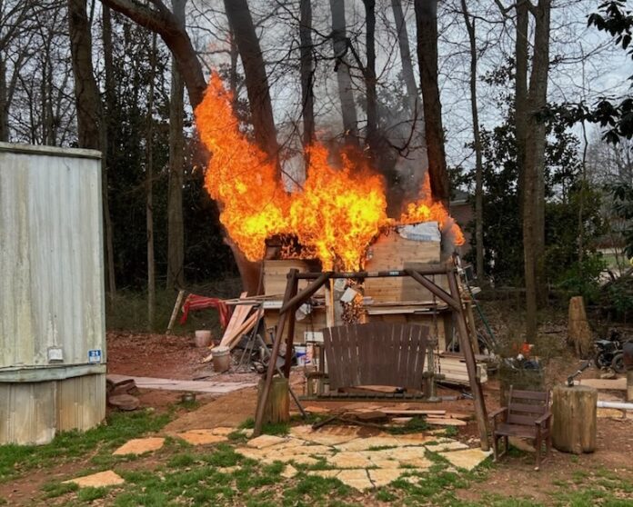 Cranes Mobile Home Park fire