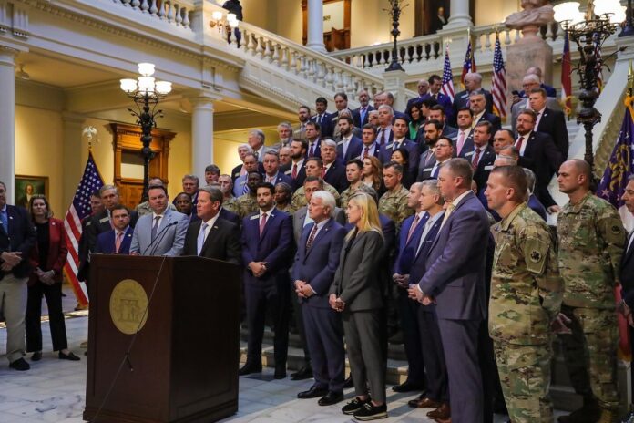 Gov. Kemp National Guard press conference