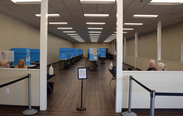 South Habersham Voting machines inside