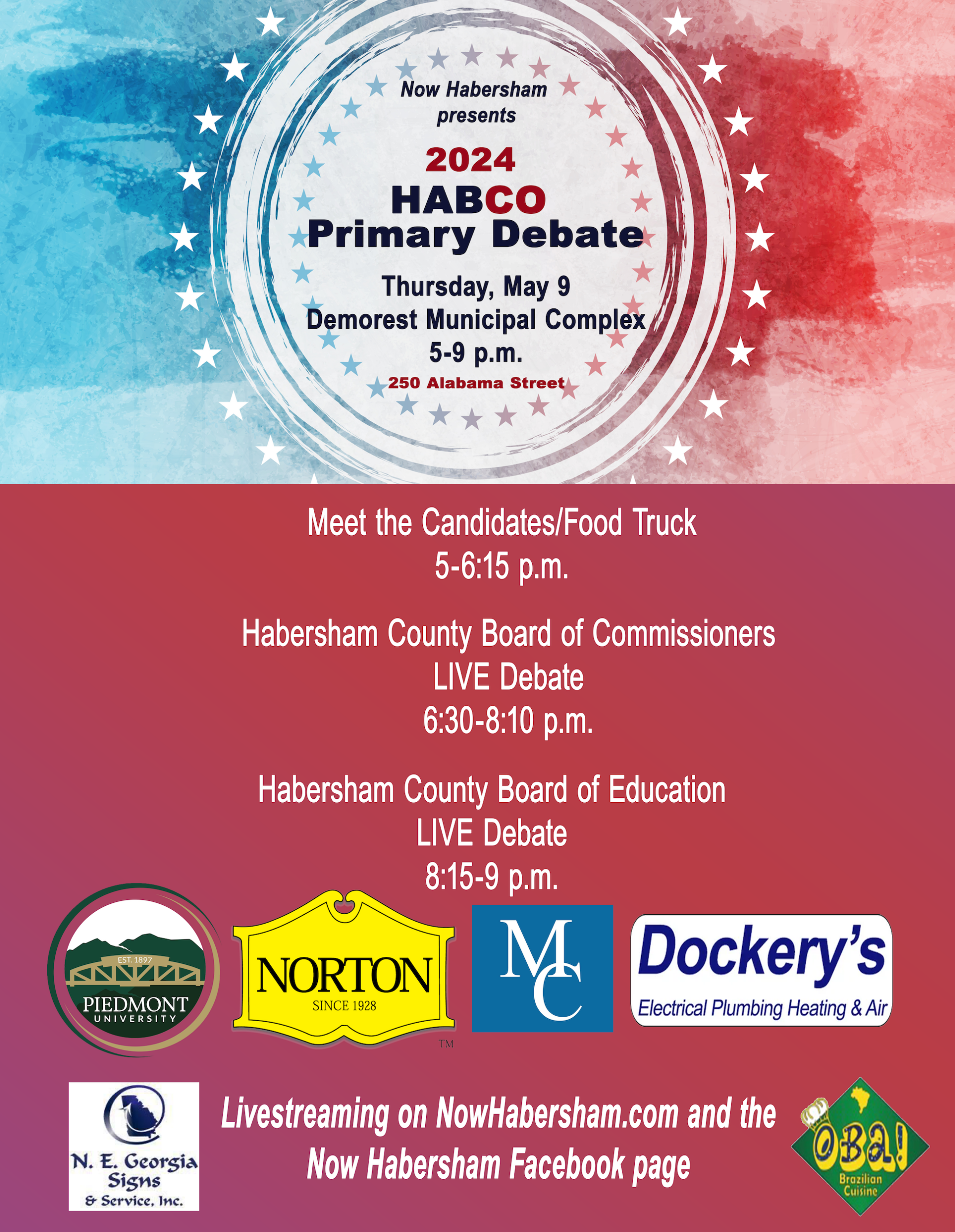 Habersham candidates to square off in live debate May 9 - Now Georgia
