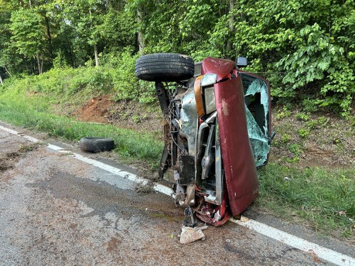 J Warren Road wreck2