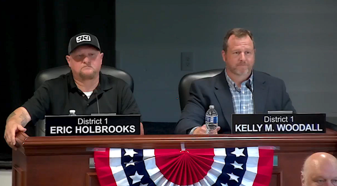 Eric Holbrooks and Kelly Woodall