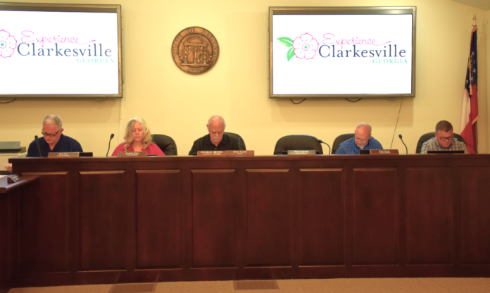 Clarkesville city council June-03