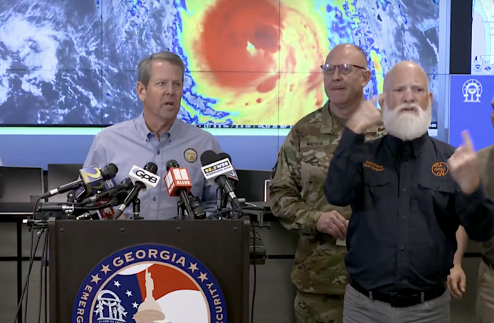 Gov. Kemp Hurricane Helene press conference Sept. 26, 2024