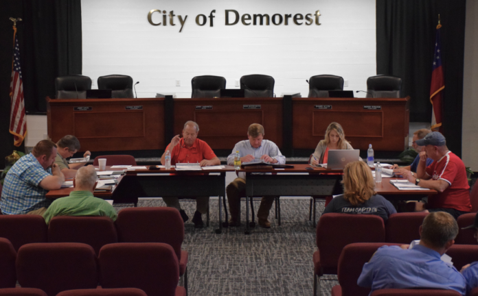 Demorest council WS 10-1