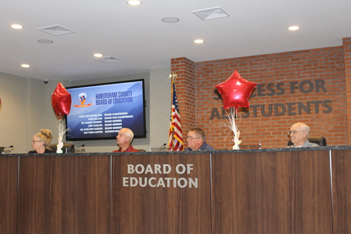 Here's what's happening at tonight's Habersham school board meeting ...
