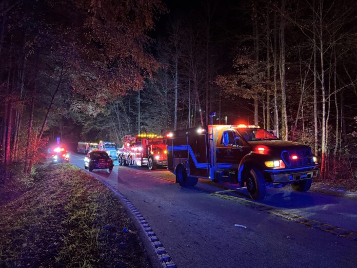 White County semi wreck