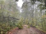 Forest roads, trails washed out by Hurricane Helene