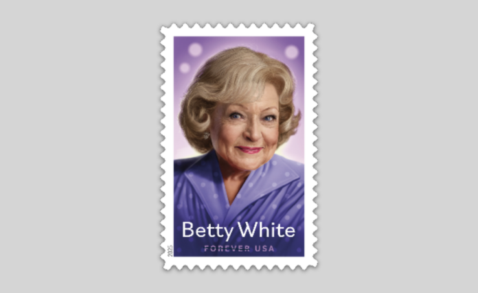 Betty White stamp