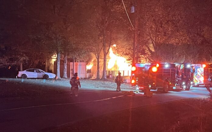 Truelove Road mobile home fire