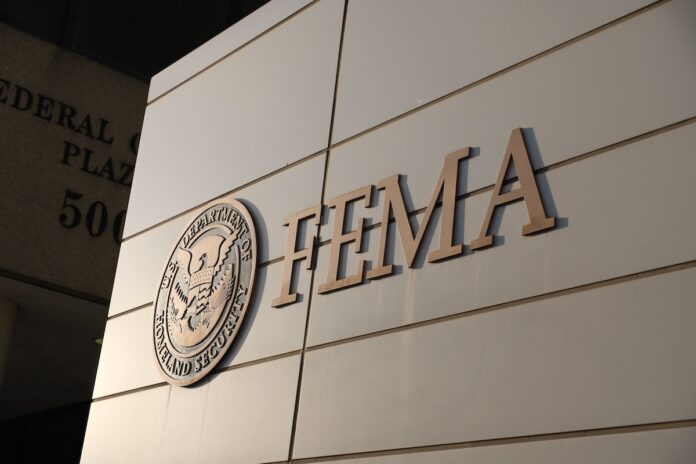 Federal Emergency Management Agency, FEMA, of the U.S. Department of Homeland Security emblem