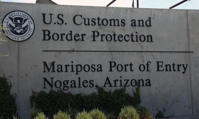 U.S. Customs and Border Protection Mariposa Port of Entry in Nogales, Arizona