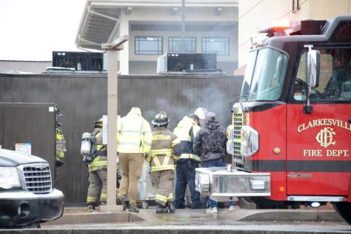 Wendy's oven fire with Firefighters