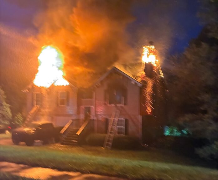 Blufton Drive fire