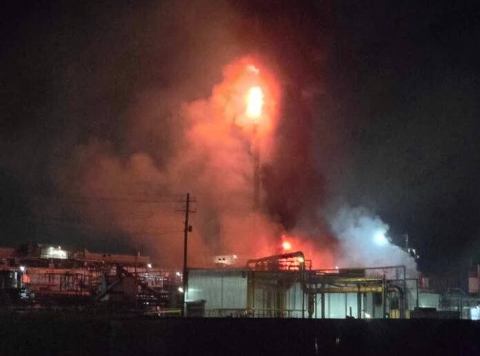 Fire at Fieldale in Cornelia