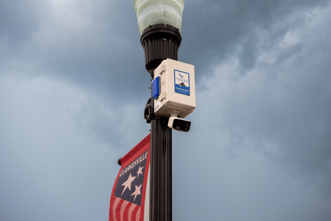 Clarkesville Square Parking Security Camera