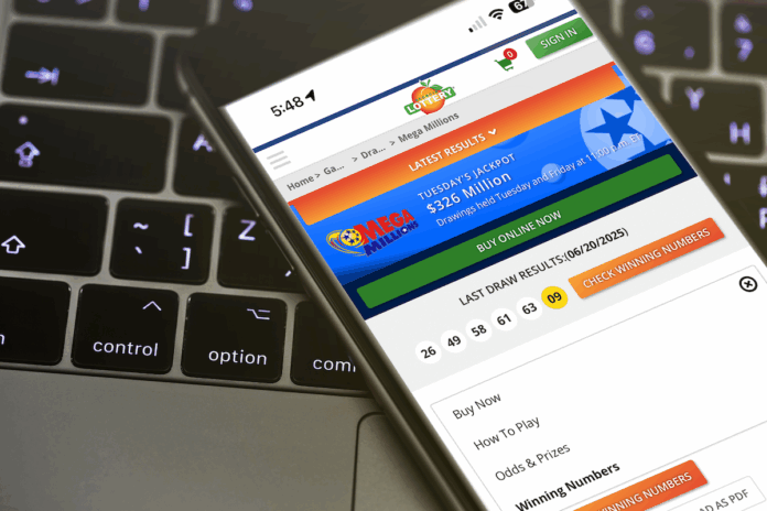 Mega Millions mobile app