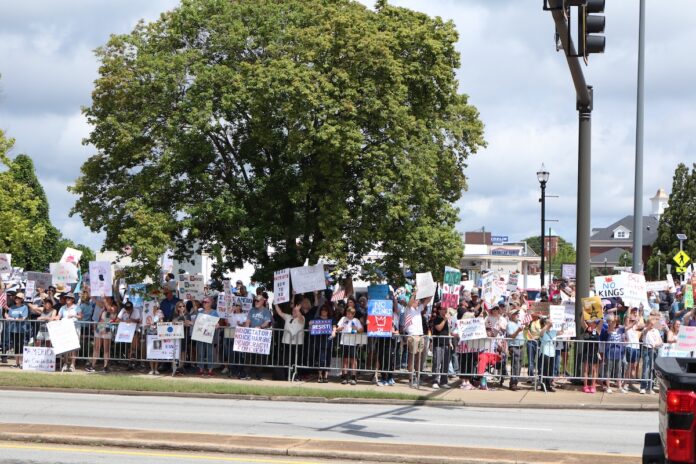 No Kings protest Gainesville1