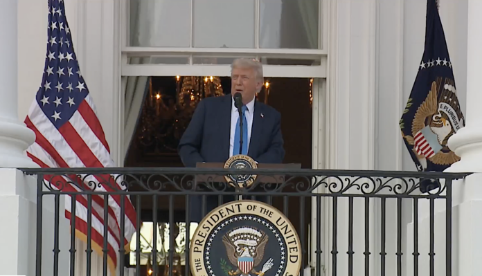 Trump at White House