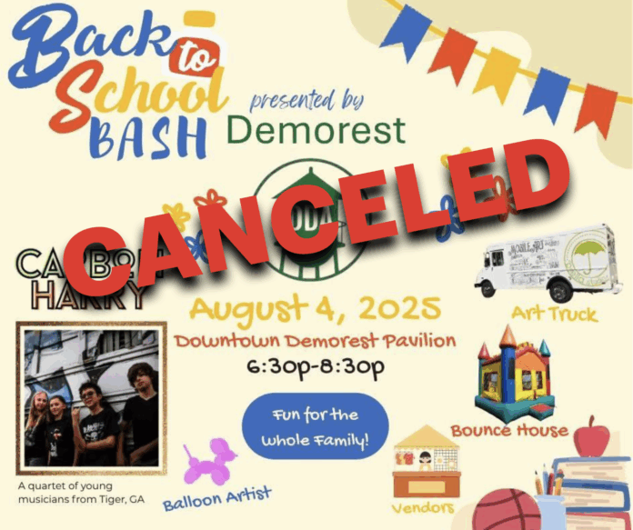 Demorest Back to School Bash