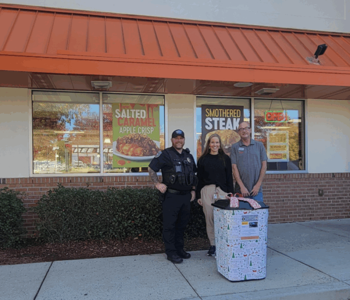 Cornelia PD Bojangles toy drive