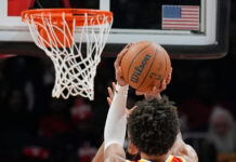 Surging Hawks snap the East-leading Pistons’ 4-game winning streak with a 130-129 win in overtime