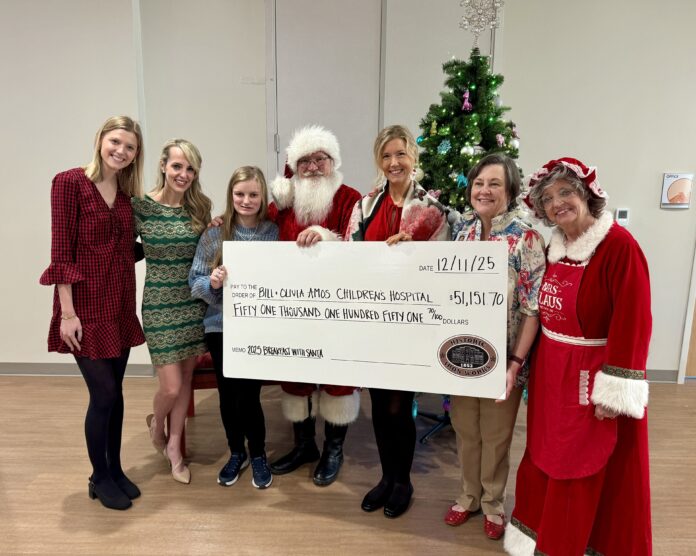 Breakfast With Santa check presentation
