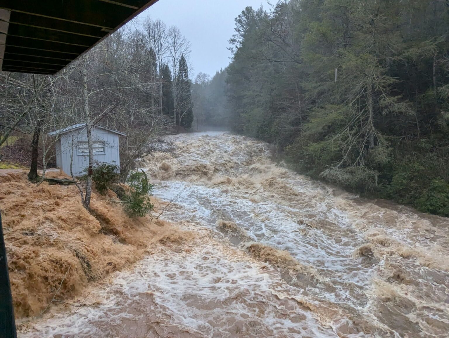 Storms bring heavy rains, gusty winds to North Georgia