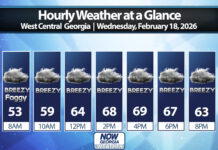 West Georgia Daily Forecast