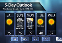 Strong storms then another cold snap